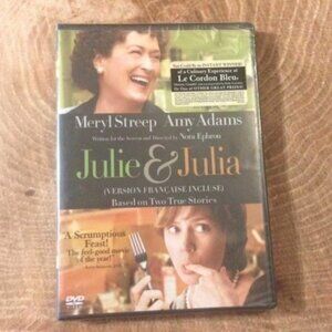 Julie & Julia DVD Sealed Meryl Streep Drama Amy Adams Tucci Nora Ephron Child